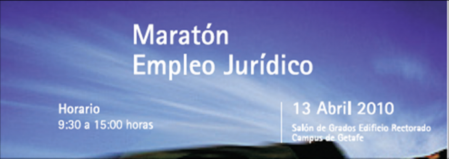Cartel Maraton empleo juridico